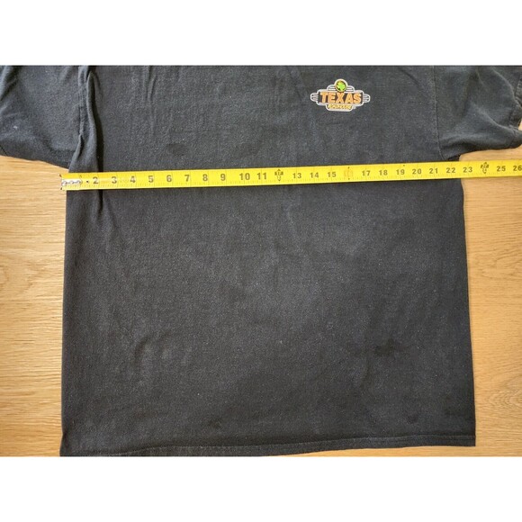Texas Roadhouse Employee Uniform T-Shirt Black XL I Love My Job Workwear - Picture 4 of 10